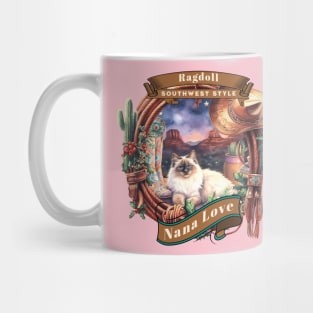 Southwest Sedona Country Cat Nana Love 51R Mug